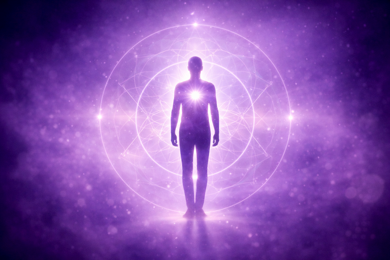 Illustration symbolique de l’hypnose humaniste représentant la conscience élargie et la présence lucide