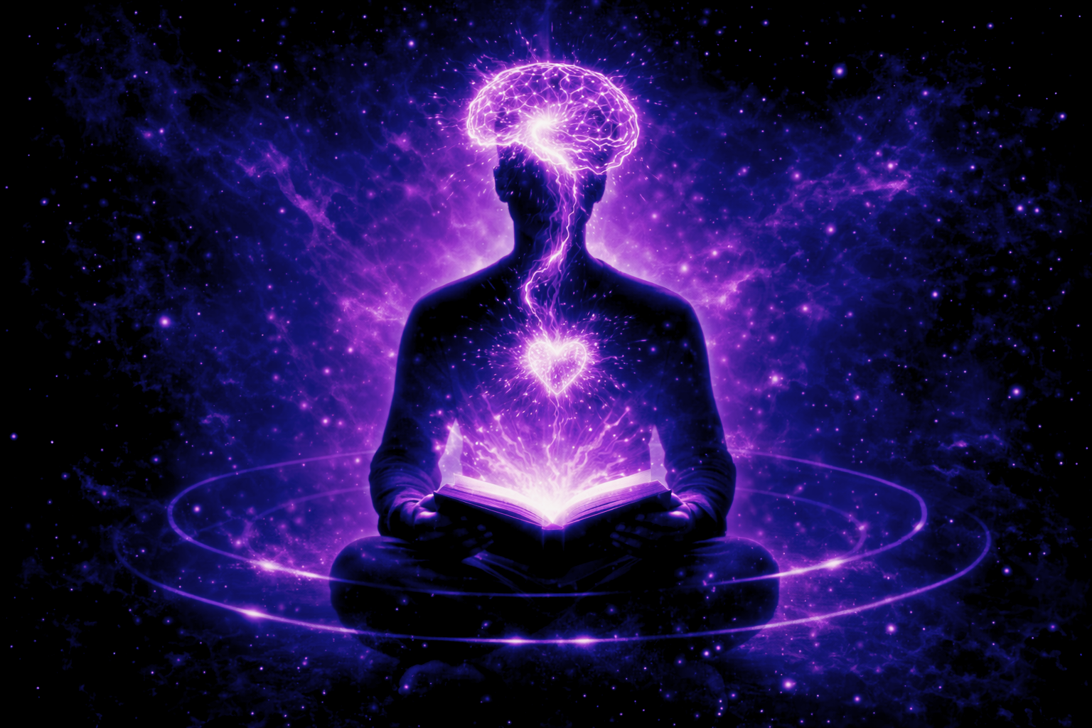 livre de méditation pour débutant cerveau lumière méditation illustration Hypno-Alchimiste Rayan Gori